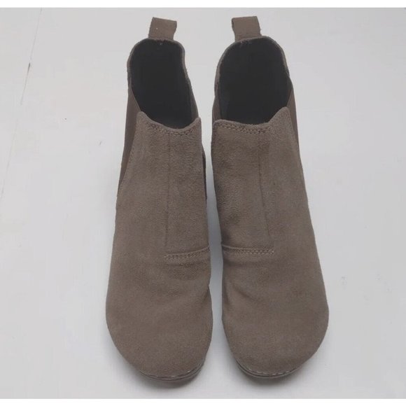 Sanita Taupe Suede Ankle Booties - Picture 6 of 12